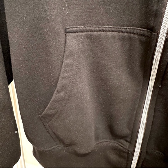 PLAYBOY BLACK ZIP UP HOODIE, Size S/M - Picture 4 of 5